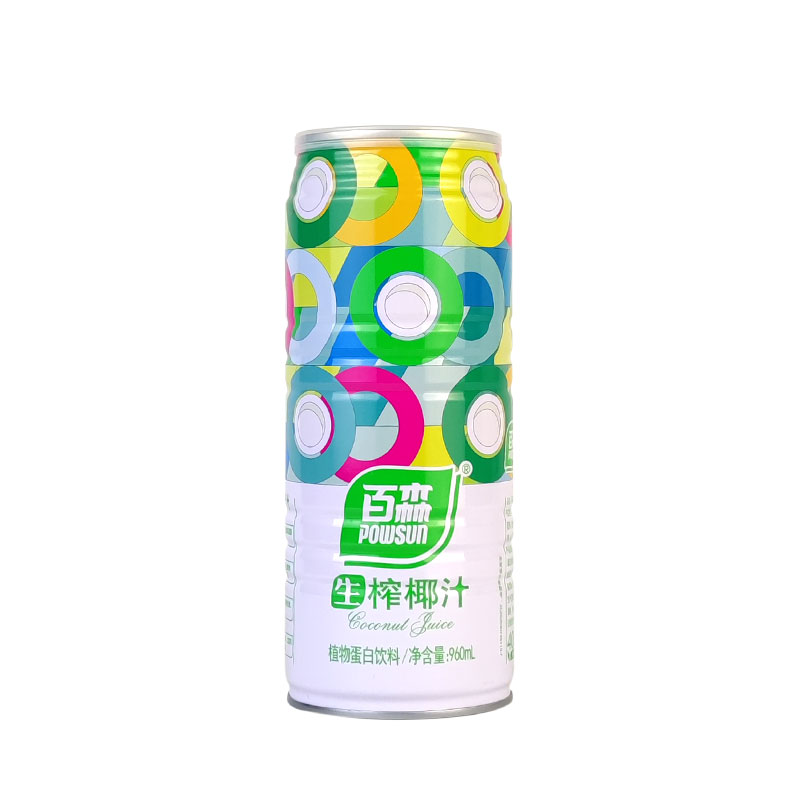 百森生榨椰汁310ml960ml鲜椰肉汁