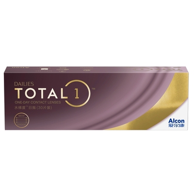 【自营】爱尔康视康水梯度天天抛日抛30片硅水凝胶近视隐形眼镜透
