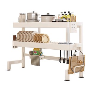 厨房水槽置物架多功能台面碗碟收纳架水池上沥水架碗盘洗碗池碗架