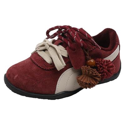 【YYG正品】真皮松果儿童德训鞋