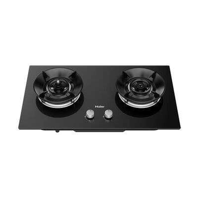 海尔麦浪天然气煤气灶家用厨房防干烧双灶台猛火燃气灶QGBE2