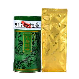 天福茗茶 913乌龙茶天仁茗茶台湾高山茶茶叶正宗冻顶乌龙150G罐装