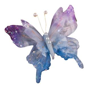 古风气质汉服头饰彩色蝴蝶美子发夹气质百搭日常汉服配饰古风饰品