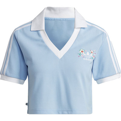 阿迪达斯女子休闲运动短袖衫