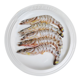 舟山野生竹节虾船冻九节虾鲜活速冻斑节虾深海野生虾黑虎虾大虾