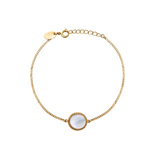 天然淡水珍珠手链女chic 简约饰品老佛爷现货法国caroline najman