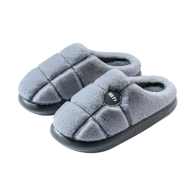 回力防滑防风加绒保暖棉拖鞋女