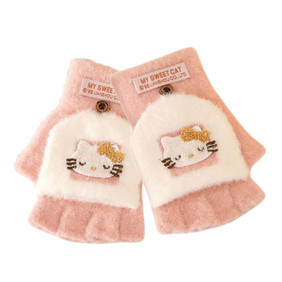 儿童保暖手套秋冬季女孩