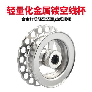 科美龙冰钓筏全金属ICE50泄不锈钢钓筏力桥微轮防筏铅轮海水