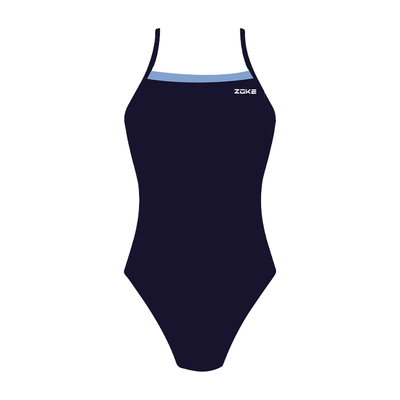 洲克竞速连体泳衣女游泳馆专用