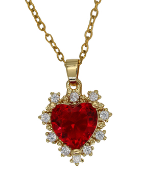 小Z优品女简约项链复古爱心