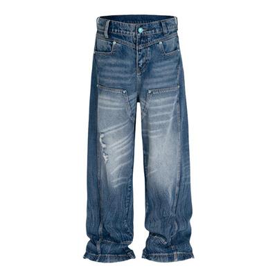 BTSG美式复古水洗牛仔裤