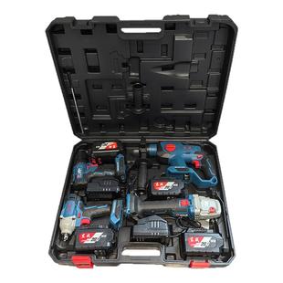 东成无刷四件套充电电锤锂电角磨机电动扳手电钻东城电动工具套装