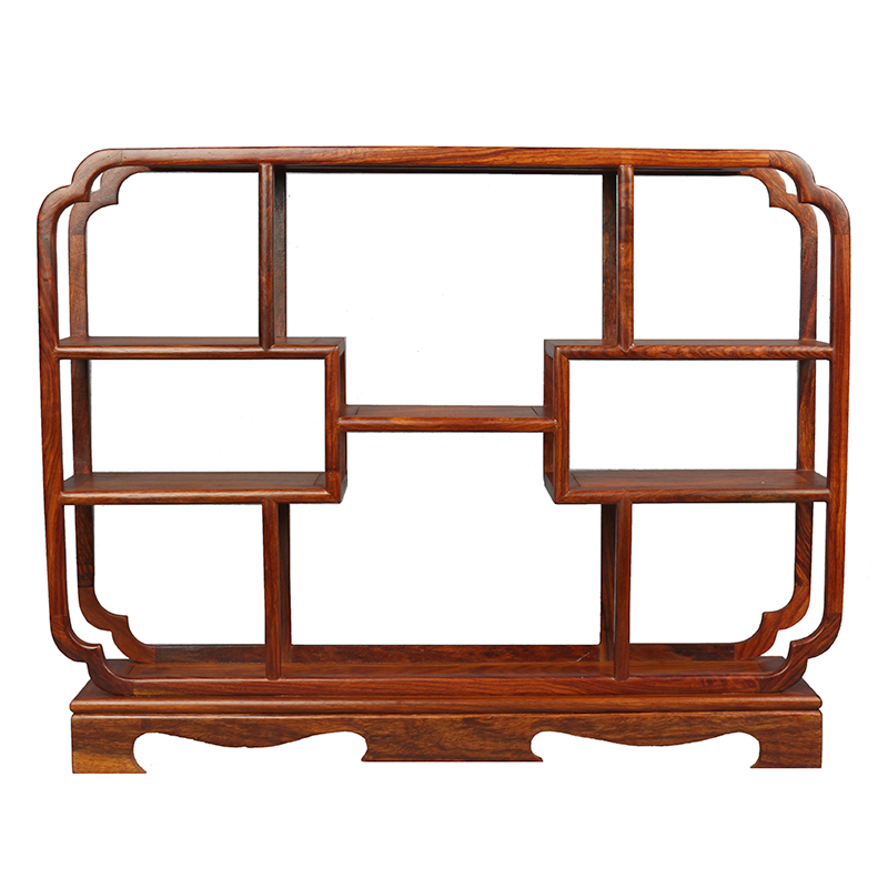 博古架小号茶壶架古董架置物架茶具架红木桌面摆件实木中式多宝阁