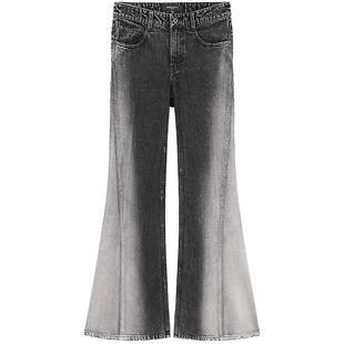 【免费改裤】[低腰]Miss Sixty牛仔裤渐变微喇叭裤复古显瘦