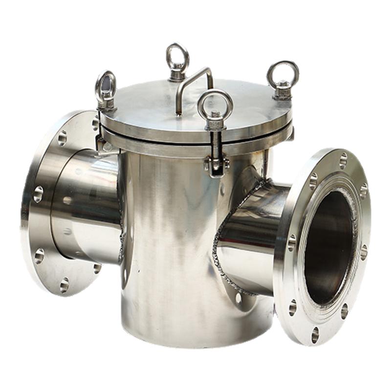 包邮304不锈钢磁性过滤器液体浆料高强磁力棒法兰管道除铁器定制