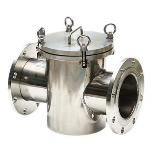 包邮304不锈钢磁性过滤器液体浆料高强磁力棒法兰管道除铁器定制