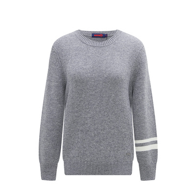 Navigare纯羊毛圆领套头针织衫