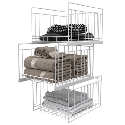 衣柜拉篮抽屉式收纳神器分层隔板