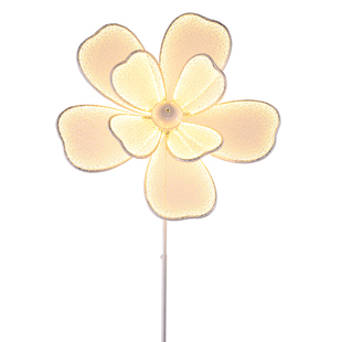 婚庆婚礼道具牡丹花发光路引灯t台蕾丝花瓣舞台场景装饰布艺背景