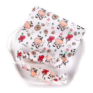 牛轧糖包装纸幼儿园手工糖纸卡通动物可爱牛扎糖果纸包糖纸烘焙纸