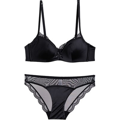 性感法式无痕小胸聚拢显大内衣女