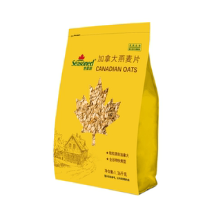 世荣润加拿大燕麦片全谷物快煮食纯燕麦片无添加蔗糖食品早餐麦片