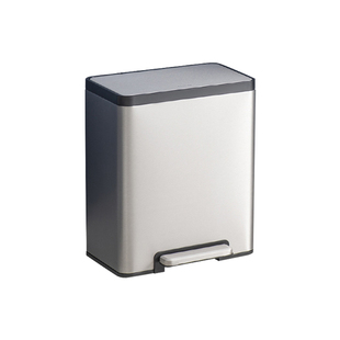 科勒垃圾桶家用客厅卧室不锈钢脚踏式带盖防臭垃圾桶办公室31272T