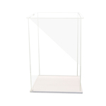 透明亚克力展示盒开门款动漫手办积木适用乐高模型防尘罩子可定制