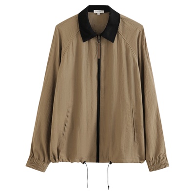 【潘玮柏同款】PLUS CRASH秋季外套新款拼色高级感工装老钱风男装