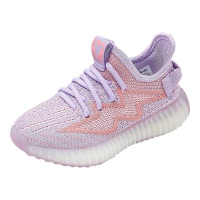 迪士尼儿童椰子鞋中大童飞织鞋子