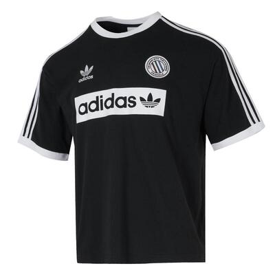 阿迪达斯三叶草男款宽松运动短袖