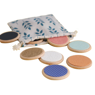 儿童感官玩具触觉板配对触感分类认知幼儿园记忆训练蒙氏感官教具