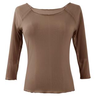 舞蹈服女古典纱衣芭蕾舞练功服成人短袖形体白色网纱上衣跳舞衣服