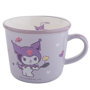 三丽鸥杯子可爱库洛米陶瓷水杯女生家用带刻度儿童早餐牛奶马克杯