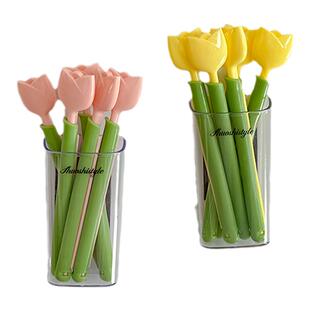 2025新款郁金香封口夹家用防潮密封零食茶叶食品夹子磁吸冰箱贴