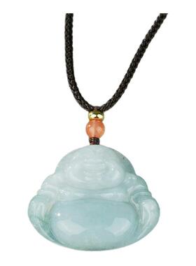 七彩云南天然翡翠吊坠佛公玉佩