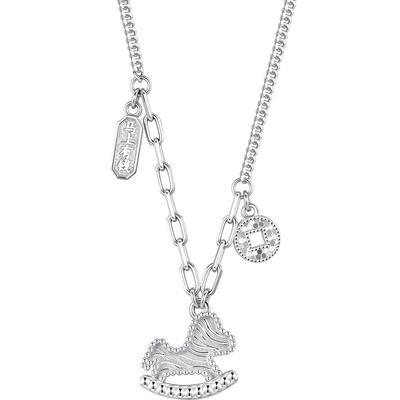 潮宏基铂雅马上有钱铂金项链