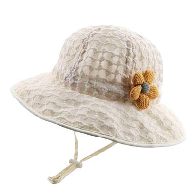 女宝宝遮阳帽儿童帽子夏季婴儿防晒帽大帽檐女童太阳帽春款渔夫帽