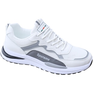 阿甘男鞋秋季新款透气复古运动鞋潮流百搭休闲防滑男士老爹潮鞋子