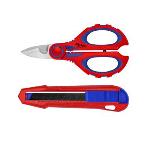 KNIPEX凯尼派克家用小工具组合套装电工剪刀美工刀便携工具套装