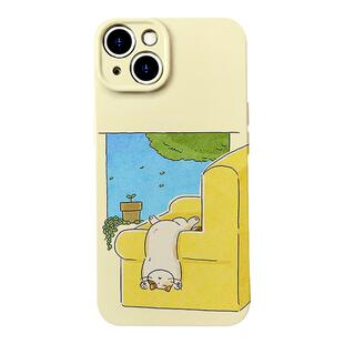 【可爱打烊】沙发放松小猫适用iPhone17/16promax手机壳华为mate60软OPPOreon12vivoS20苹果14一加ACE3小米15