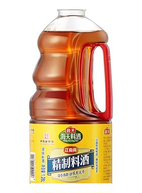 海天精制料酒1.28L去腥增香江南黄酒腌制炒菜炖肉葱姜提鲜调味品p