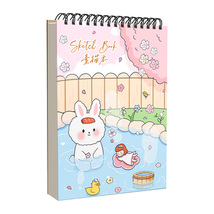 a4上翻素描本美术生专用画画本8k加厚速写本16k图画本手绘儿童幼儿园小学生初中生马克笔绘画本彩铅8开素描本