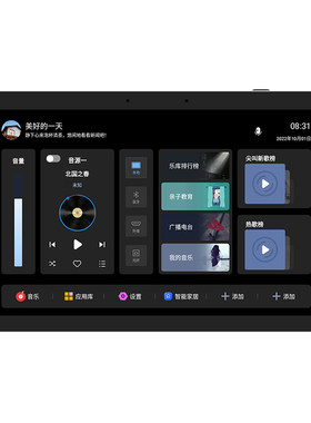 浪歌R11智能家居声控音响主机8寸