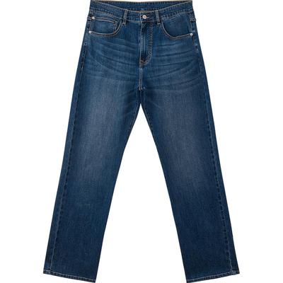 美特斯邦威牛仔裤男2025夏季新款直筒舒适百搭洗水牛仔长裤子男