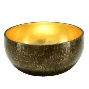 藏村手工紫金钵 瑜伽冥想音疗颂钵疗愈工具 静心钵铜罄钵音碗摆件