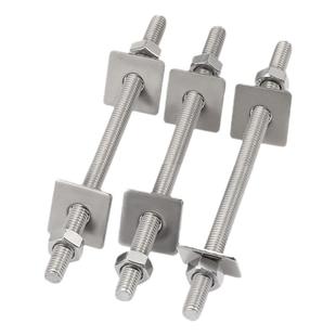 304不锈钢穿墙丝杆组合螺丝螺栓垫片螺母配件M3M4M5M10M12M16M20