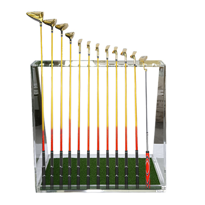 亚克力高尔夫球杆架 放置架展示架 透明高尔夫球杆架 13支插孔