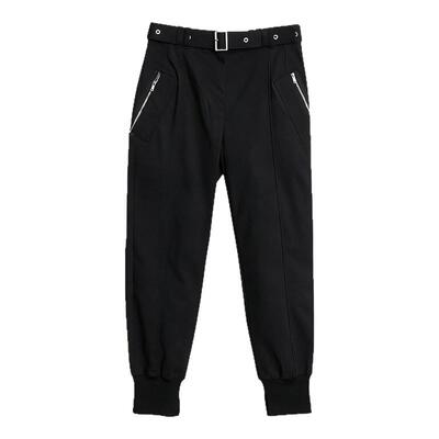 3.1 Phillip Lim 女士腰带束脚休闲裤高腰显瘦运动裤银泰 301596